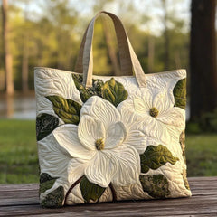 Women's Handmade Quilted Tote Bag - Dog, Cat and Floral Prints