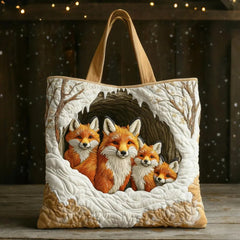 Women's Handmade Quilted Tote Bag - Dog, Cat and Floral Prints