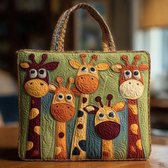 Women's Handmade Quilted Tote Bag - Dog, Cat and Floral Prints