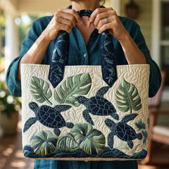 Women's Handmade Quilted Tote Bag - Dog, Cat and Floral Prints