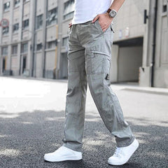 Men's Organic Cotton Cargo Pants - Utility Pockets