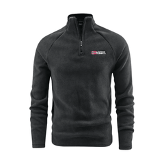 Men's Half-Zip Fleece Pullover Jacket - Breathable Stand Collar