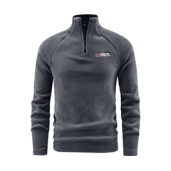 Men's Half-Zip Fleece Pullover Jacket - Breathable Stand Collar