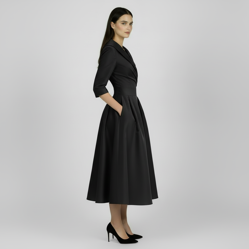 Elegant Satin Dress for Women