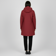 Chaqueta Impermeable Cortavientos Mujer - Capucha Desmontable