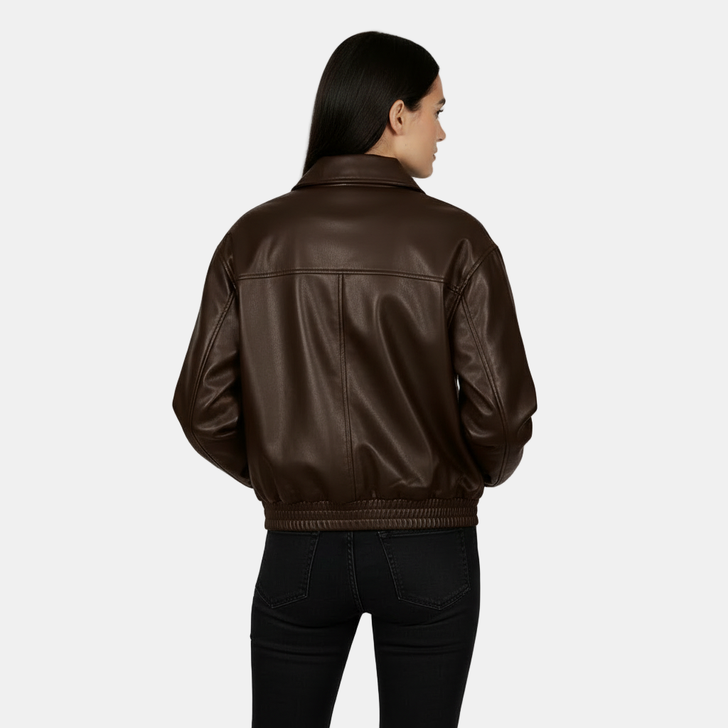 Cazadora de Cuero Biker Mujer - Estilo y Abrigo