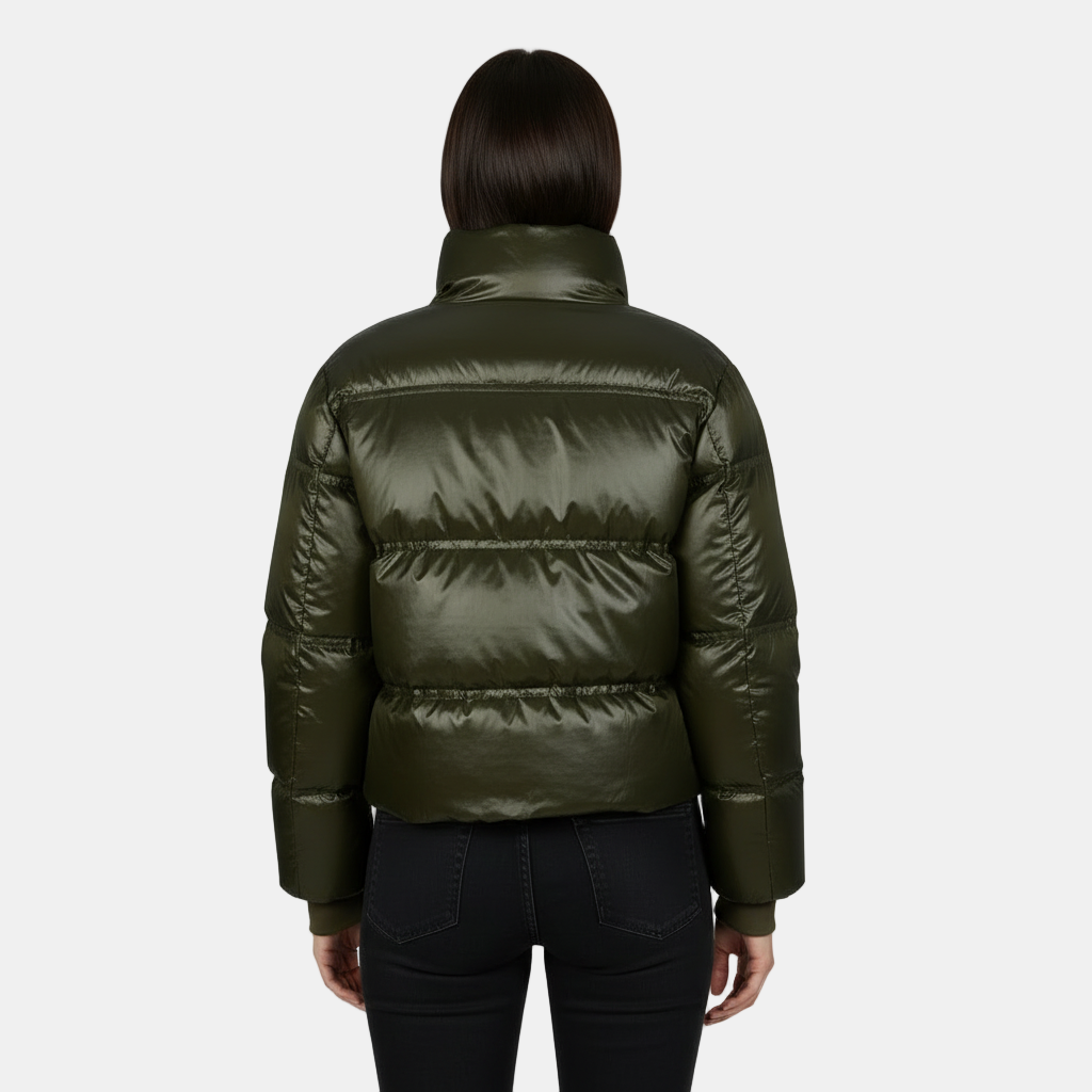 Chaqueta Plumas Acolchada Mujer Invierno