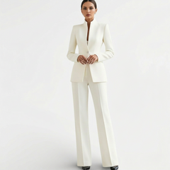 Conjunto de Traje Elegante para Mujer | Chaqueta y Pantalón Profesional