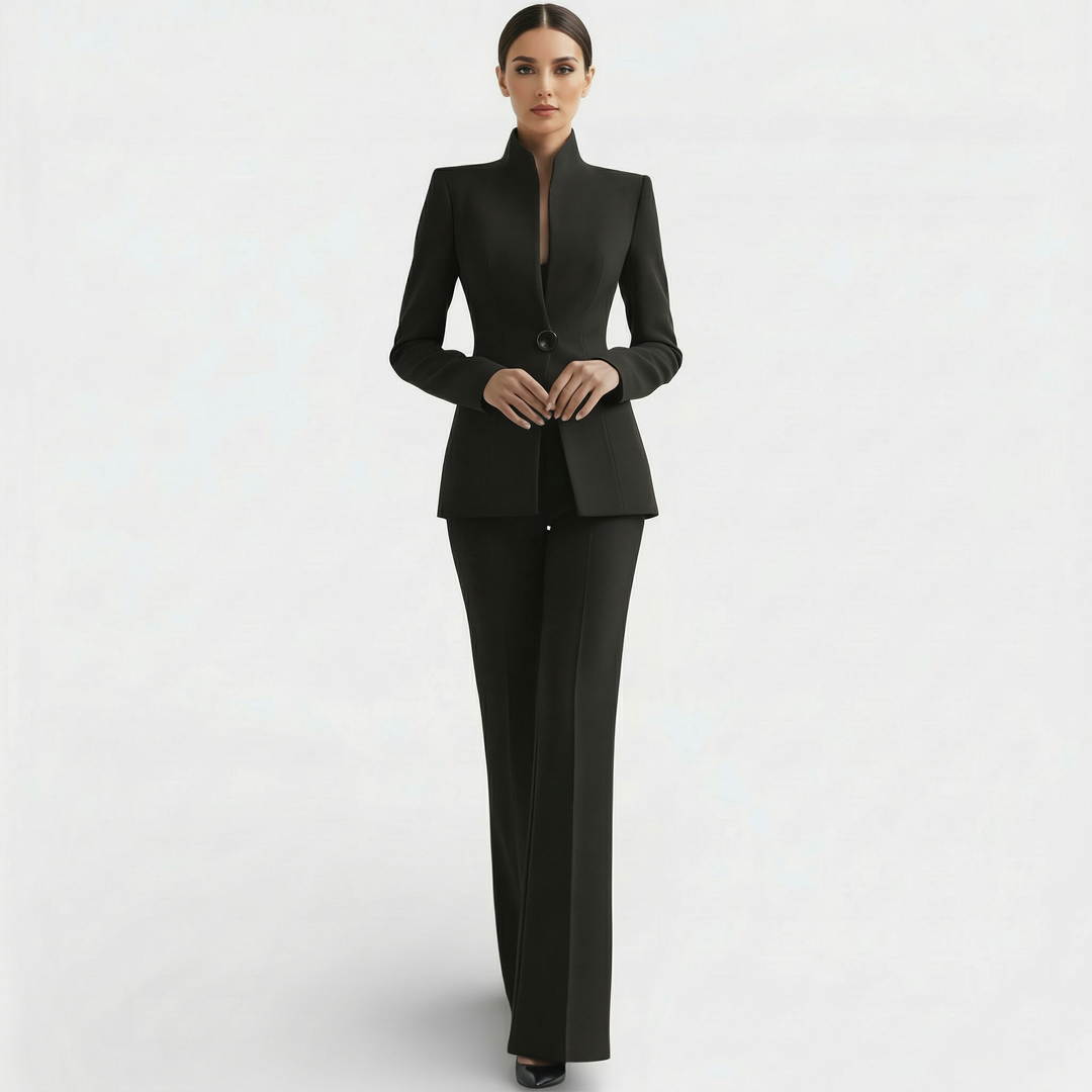 Conjunto de Traje Elegante para Mujer | Chaqueta y Pantalón Profesional