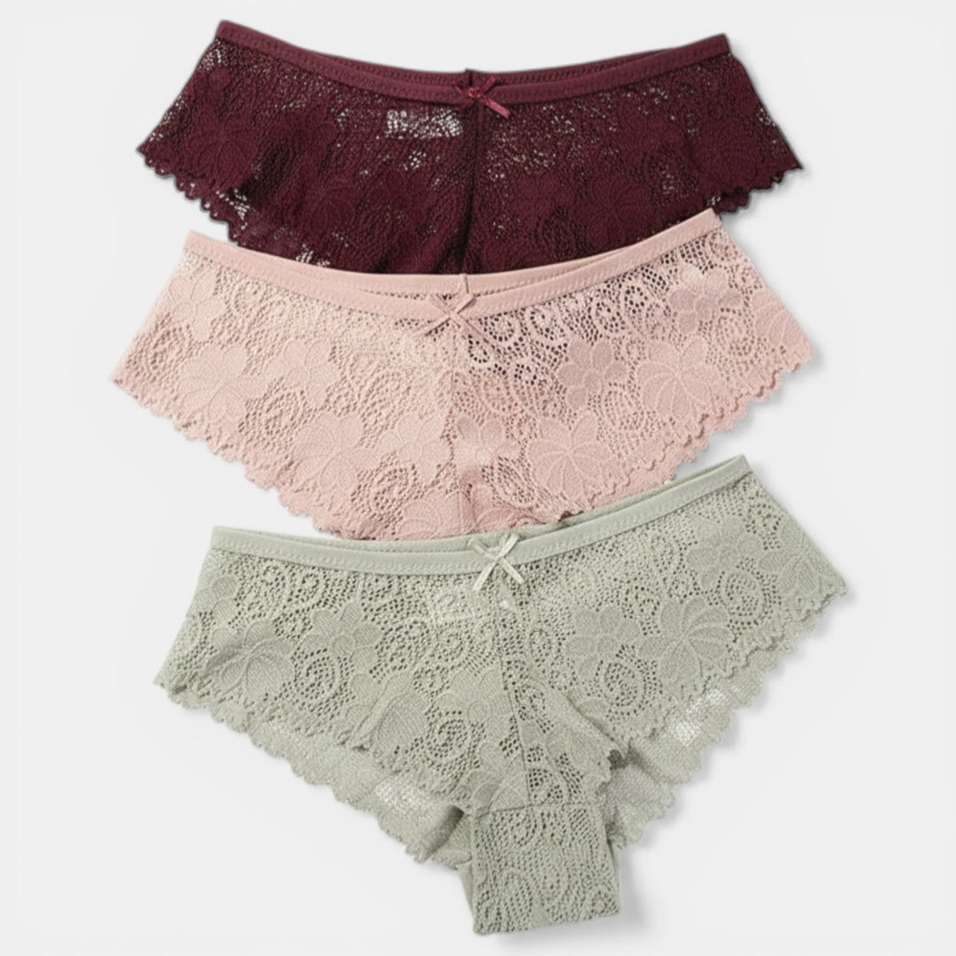 Pack de 3 Bragas Mujer – Ropa Interior Cómoda y Versátil