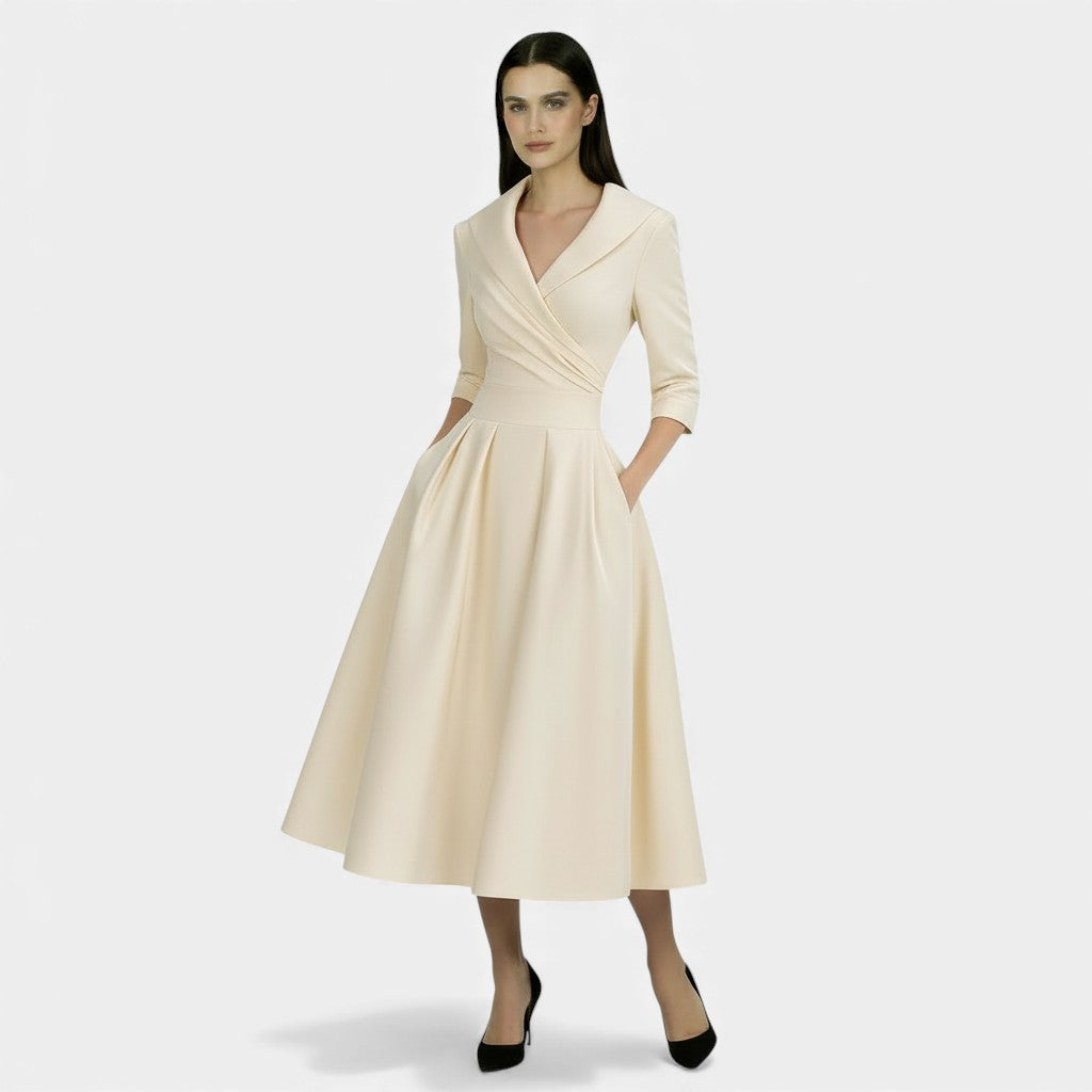 Elegant Satin Dress for Women
