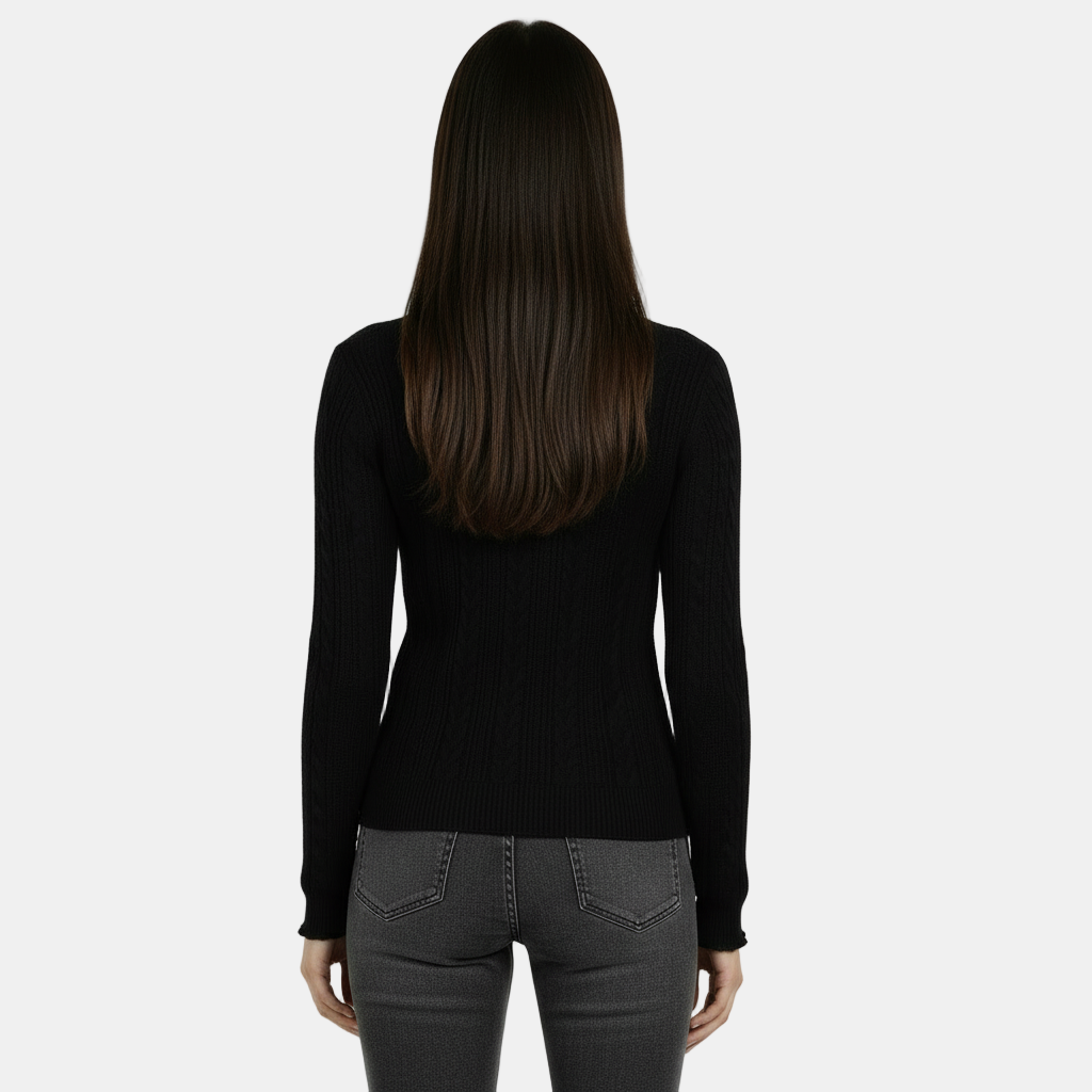 Suéter Slim Fit de Manga Larga para Mujer