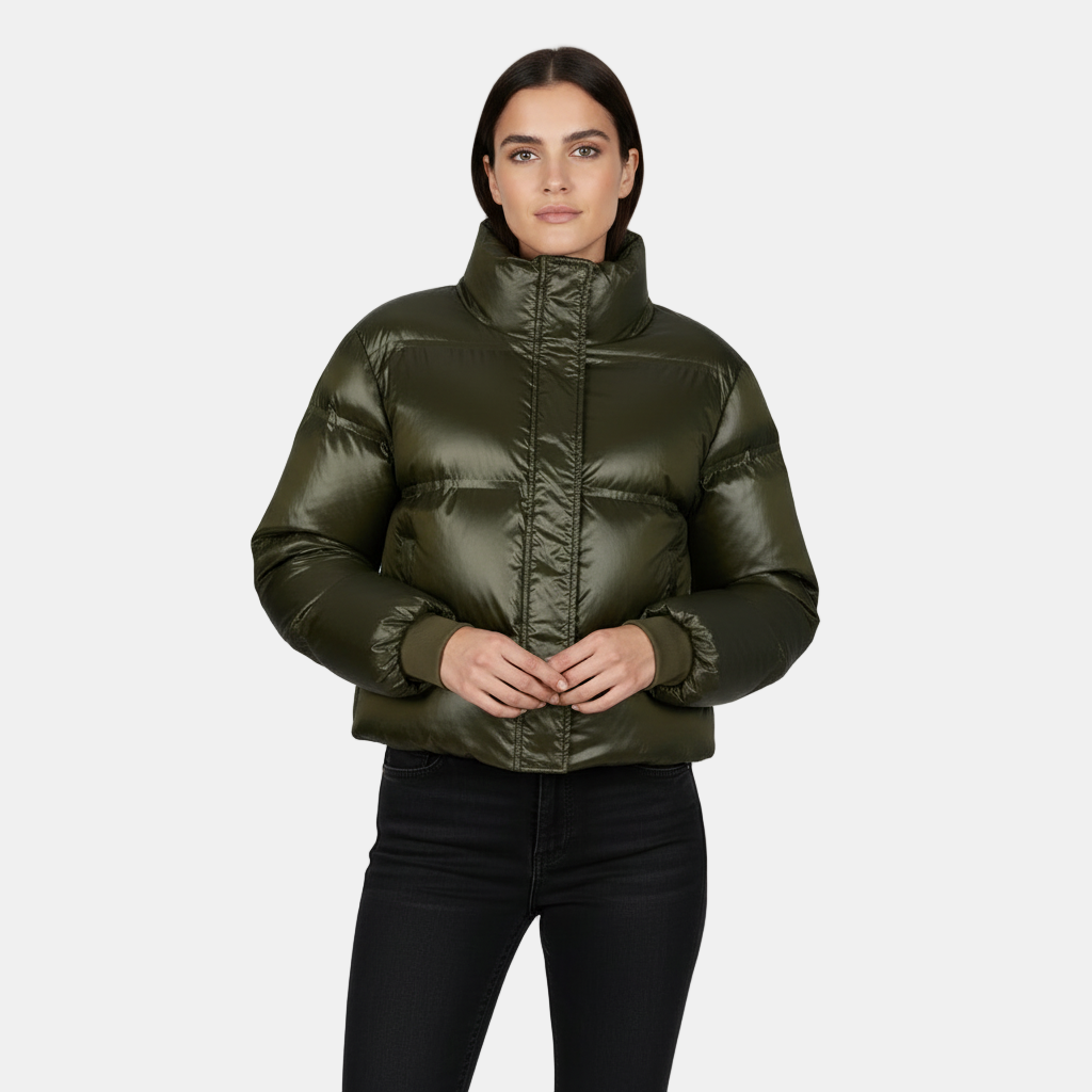 Chaqueta Plumas Acolchada Mujer Invierno