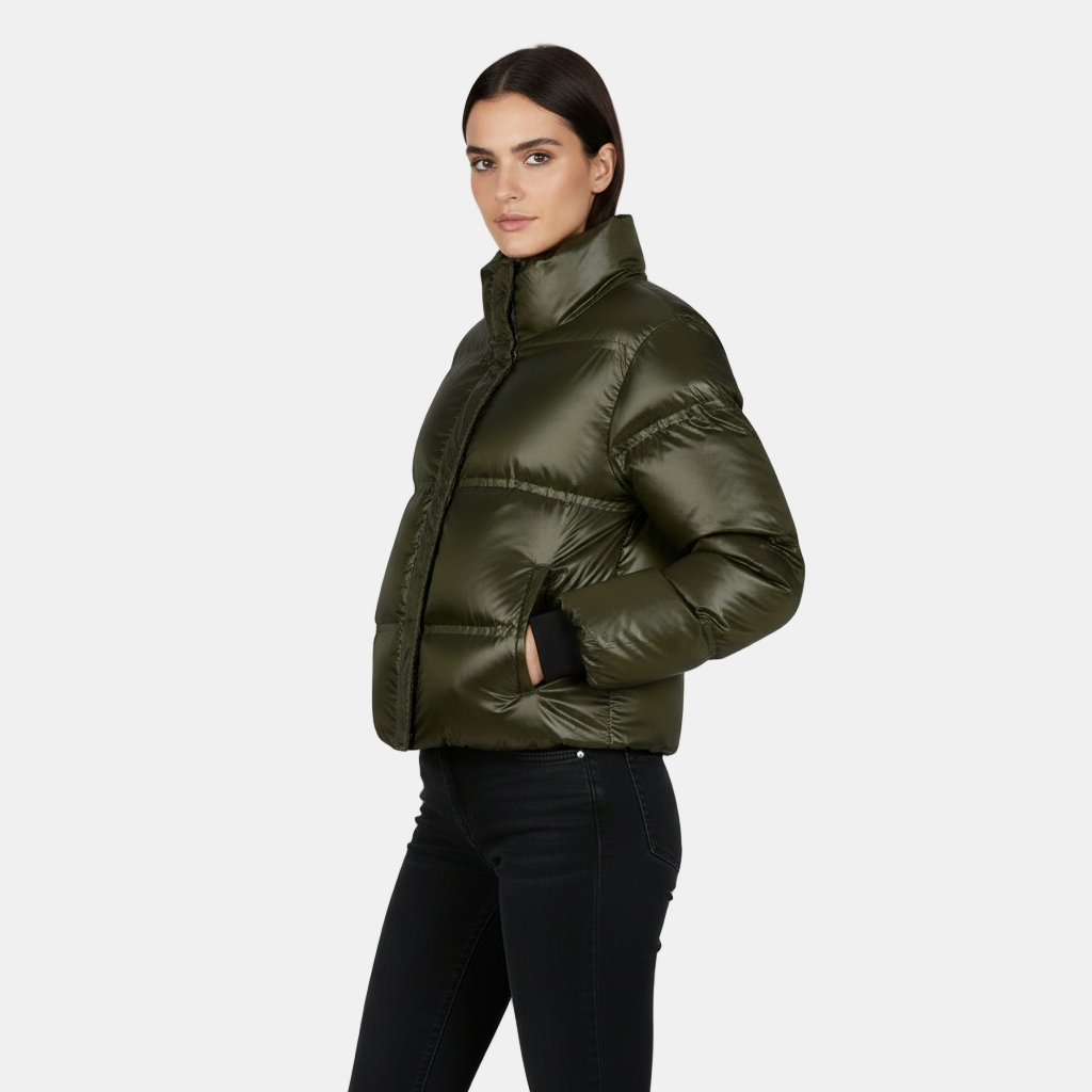 Chaqueta Plumas Acolchada Mujer Invierno