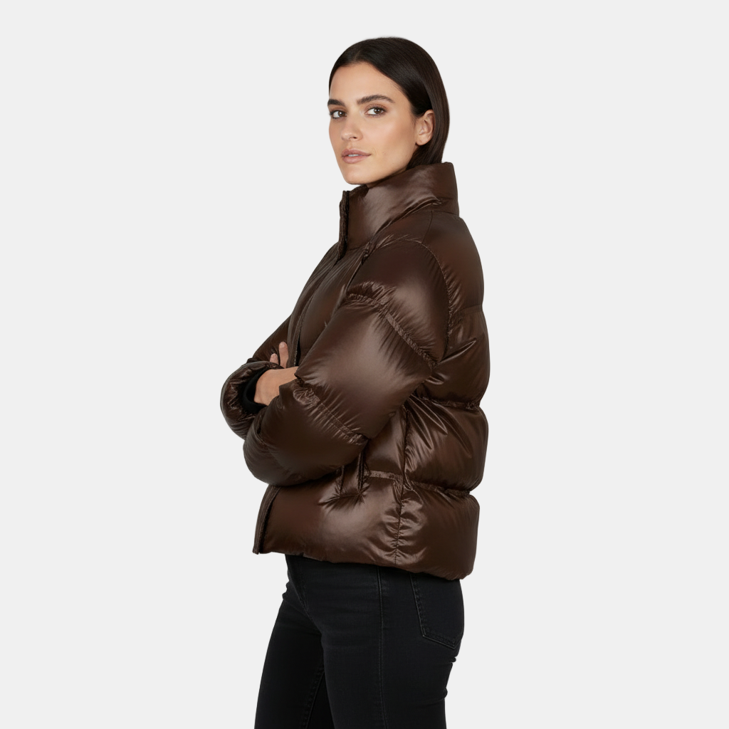 Chaqueta Plumas Acolchada Mujer Invierno