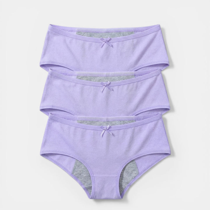 Pack 3 Bragas Menstruales Mujer