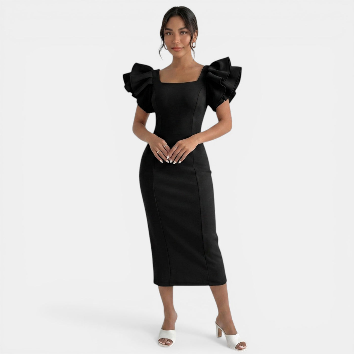 Women's Elegant Midi Dress