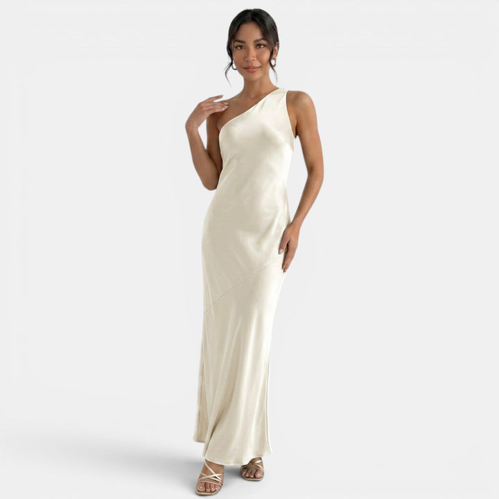 Vestido Largo Encaje Espalda Abierta