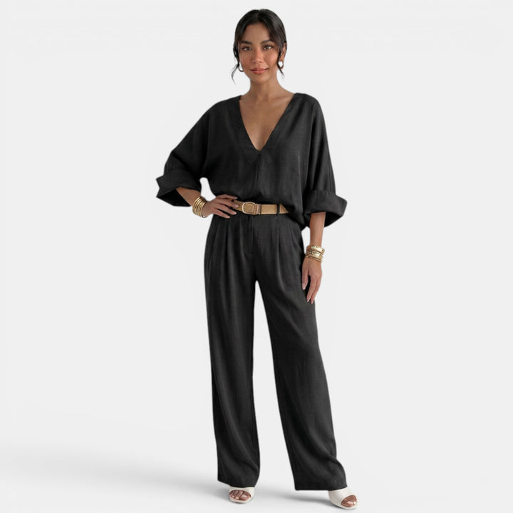 Conjunto Pantalón Lino Verano Mujer