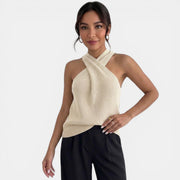 Women's Knit Halter Top