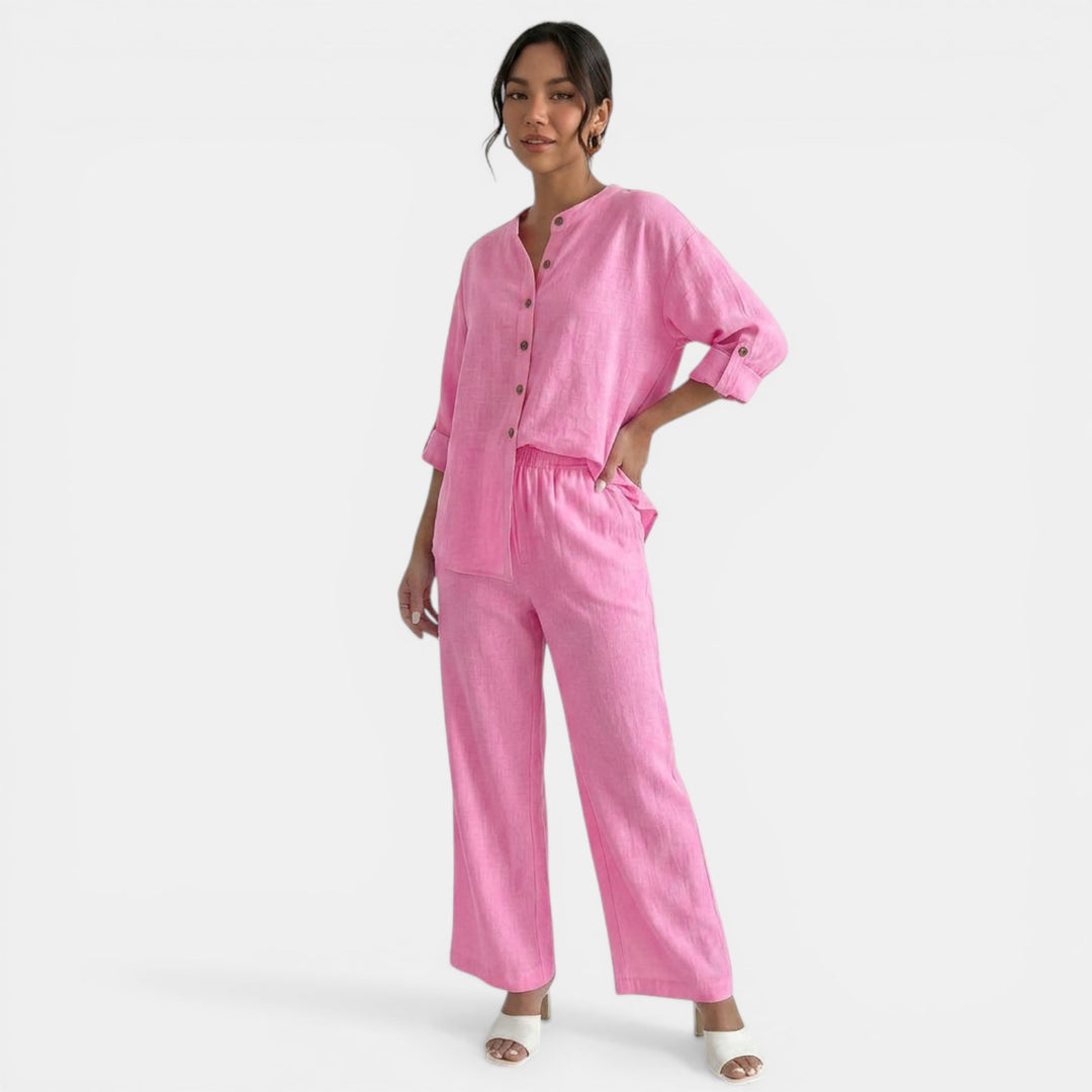 Conjunto Mujer Lino Verano