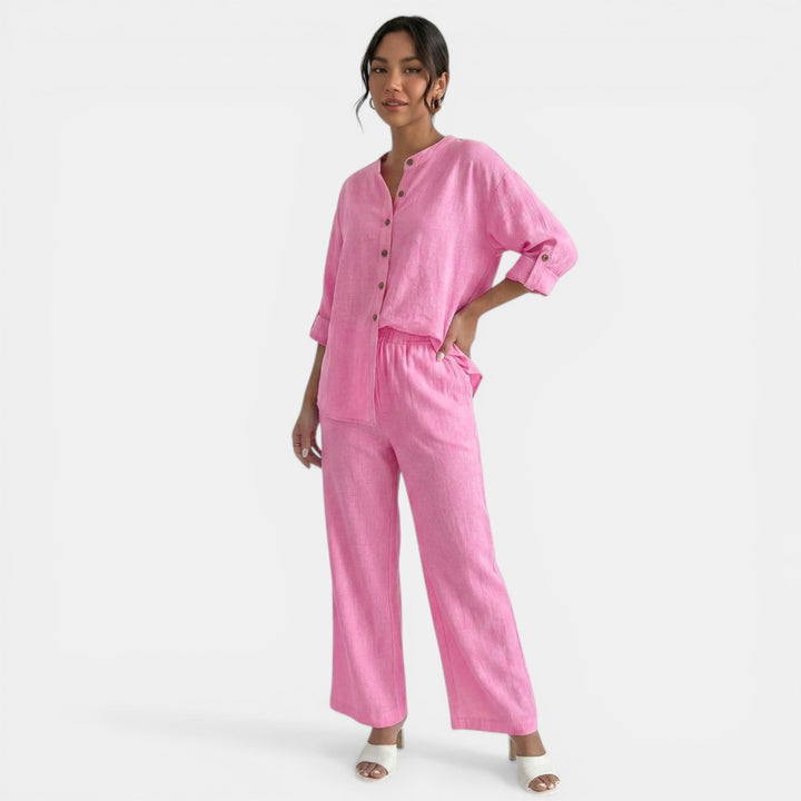 Conjunto Mujer Lino Verano