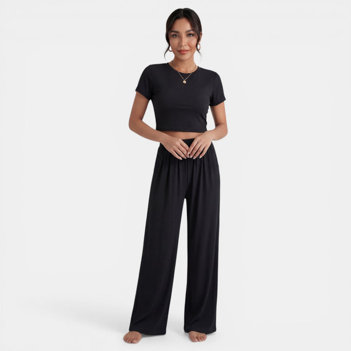 Conjunto Mujer Verano Camiseta y Pantalón