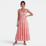 Women's Geometric Print Midi Dress