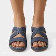 Women's Embroidered Orthopedic Sandals