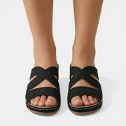 Women's Embroidered Orthopedic Sandals