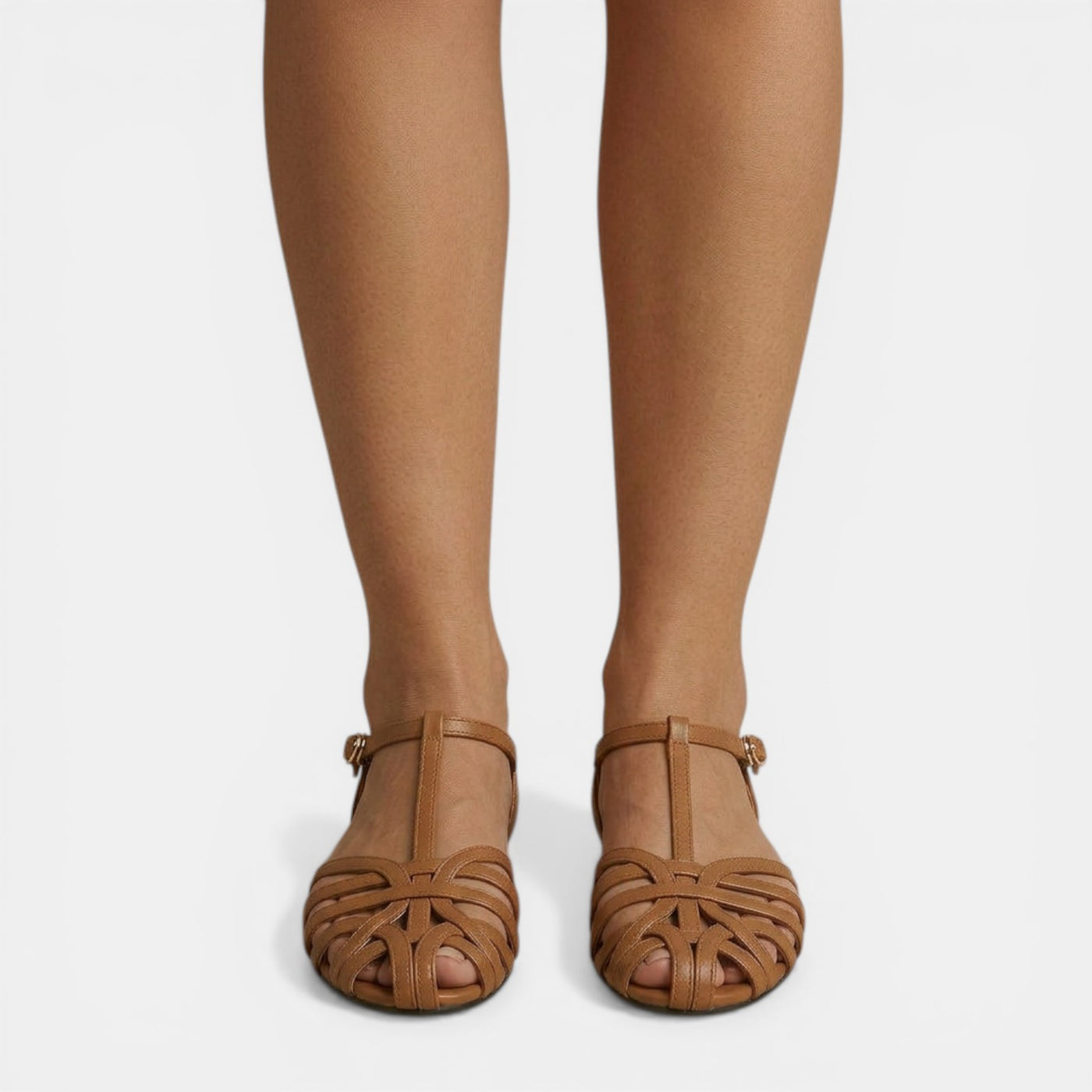 Women's Flat Sandals Brown