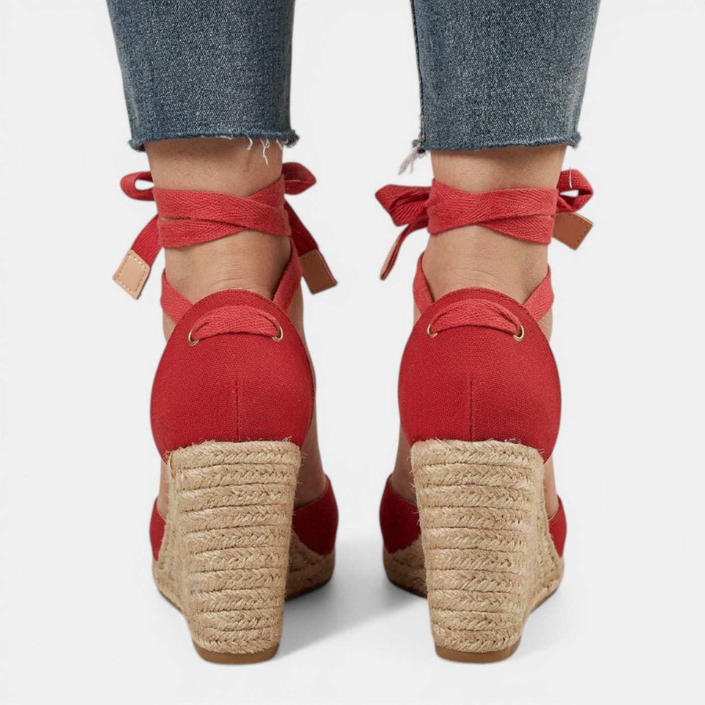 Women's Lace Heel Sandals