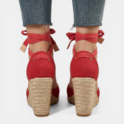 Women's Lace Heel Sandals