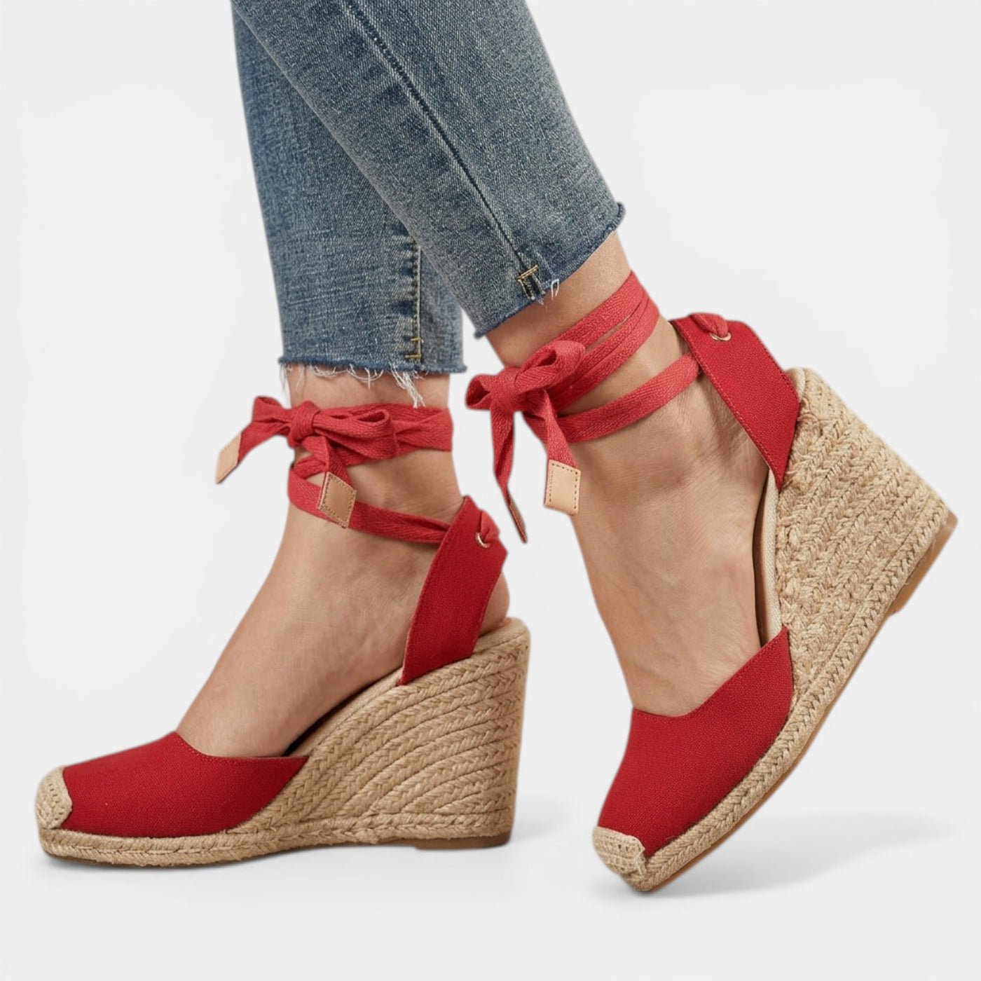 Women's Lace Heel Sandals