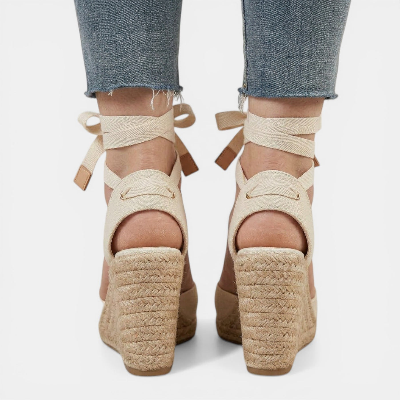 Women's Lace Heel Sandals