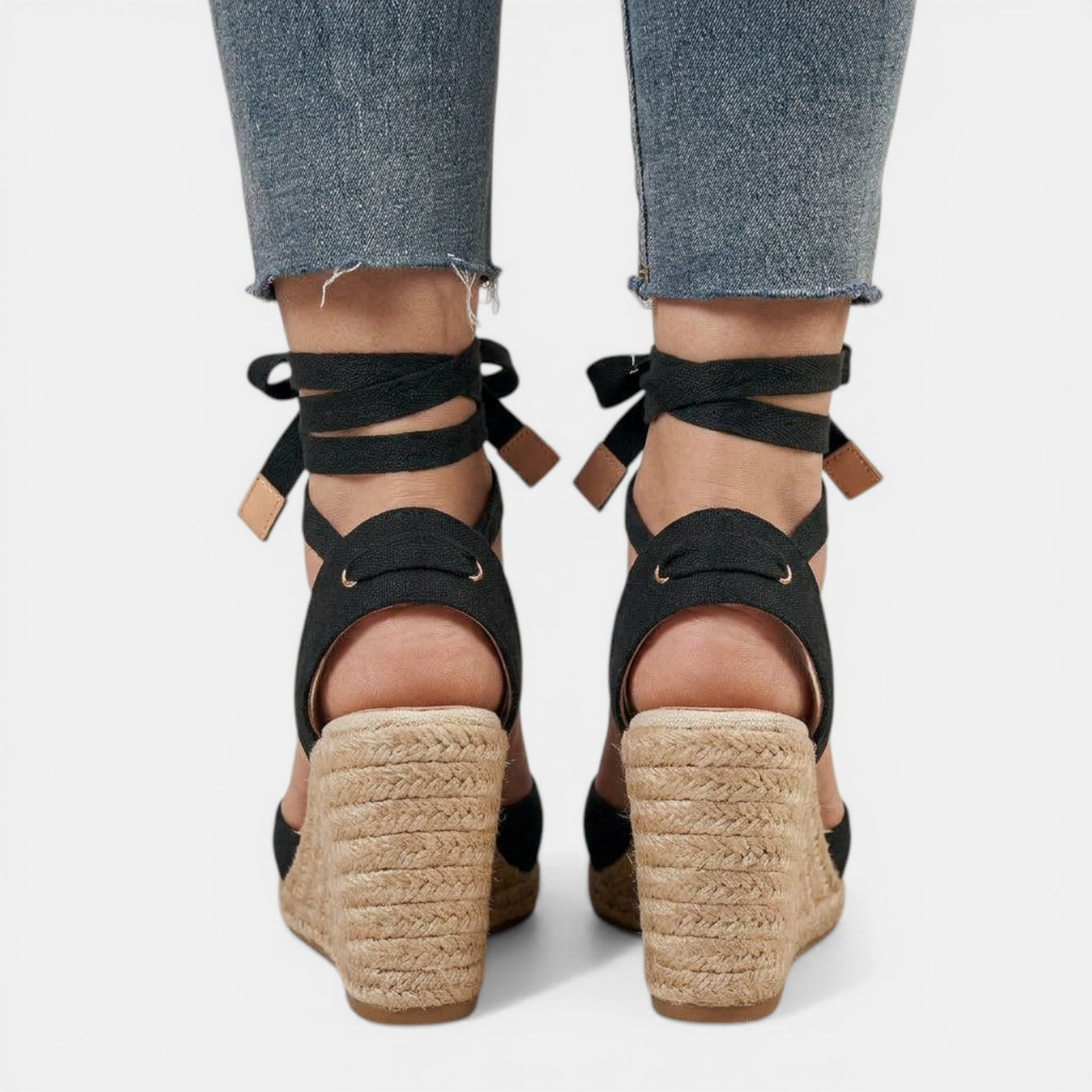 Women's Lace Heel Sandals