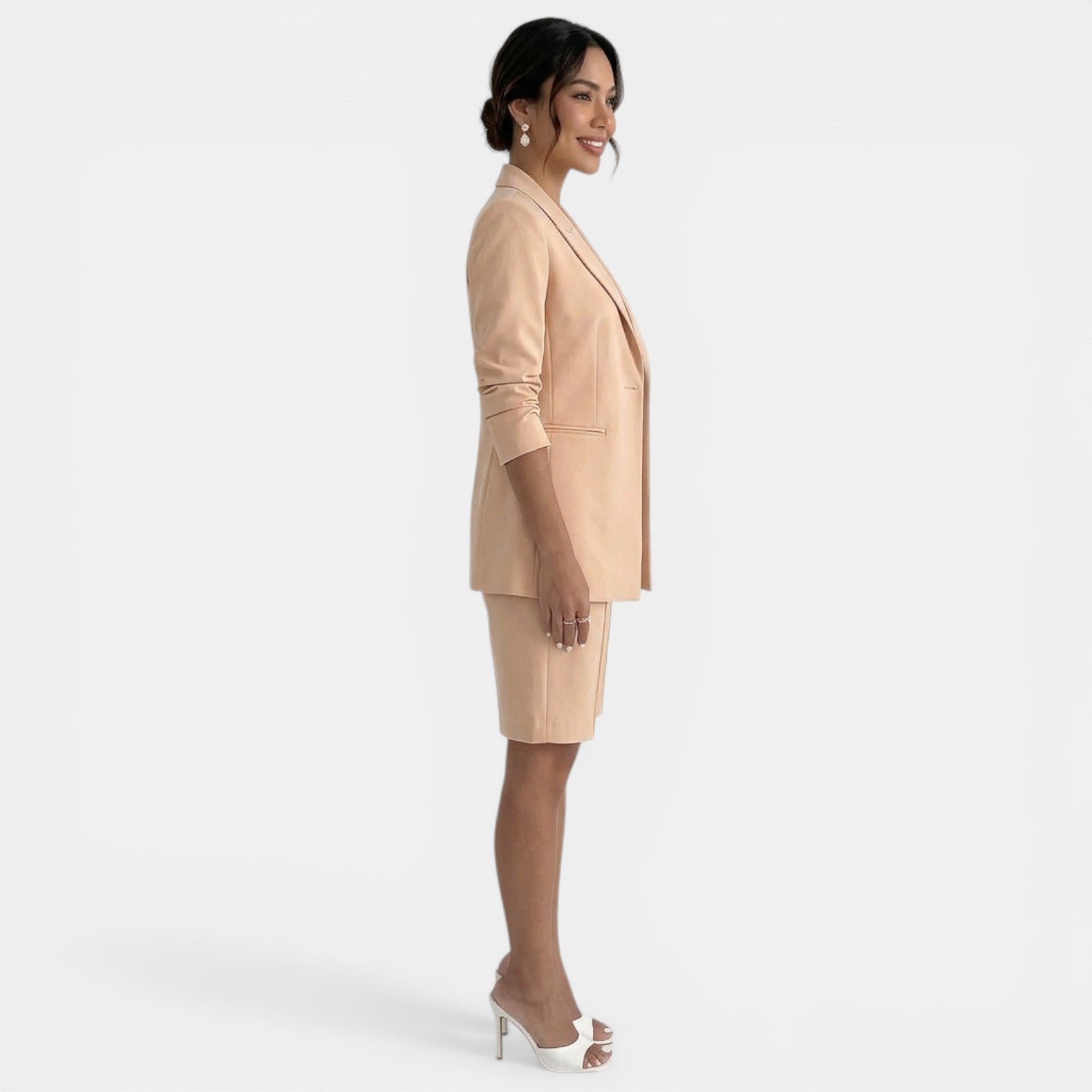 Women's Blazer Shorts Set