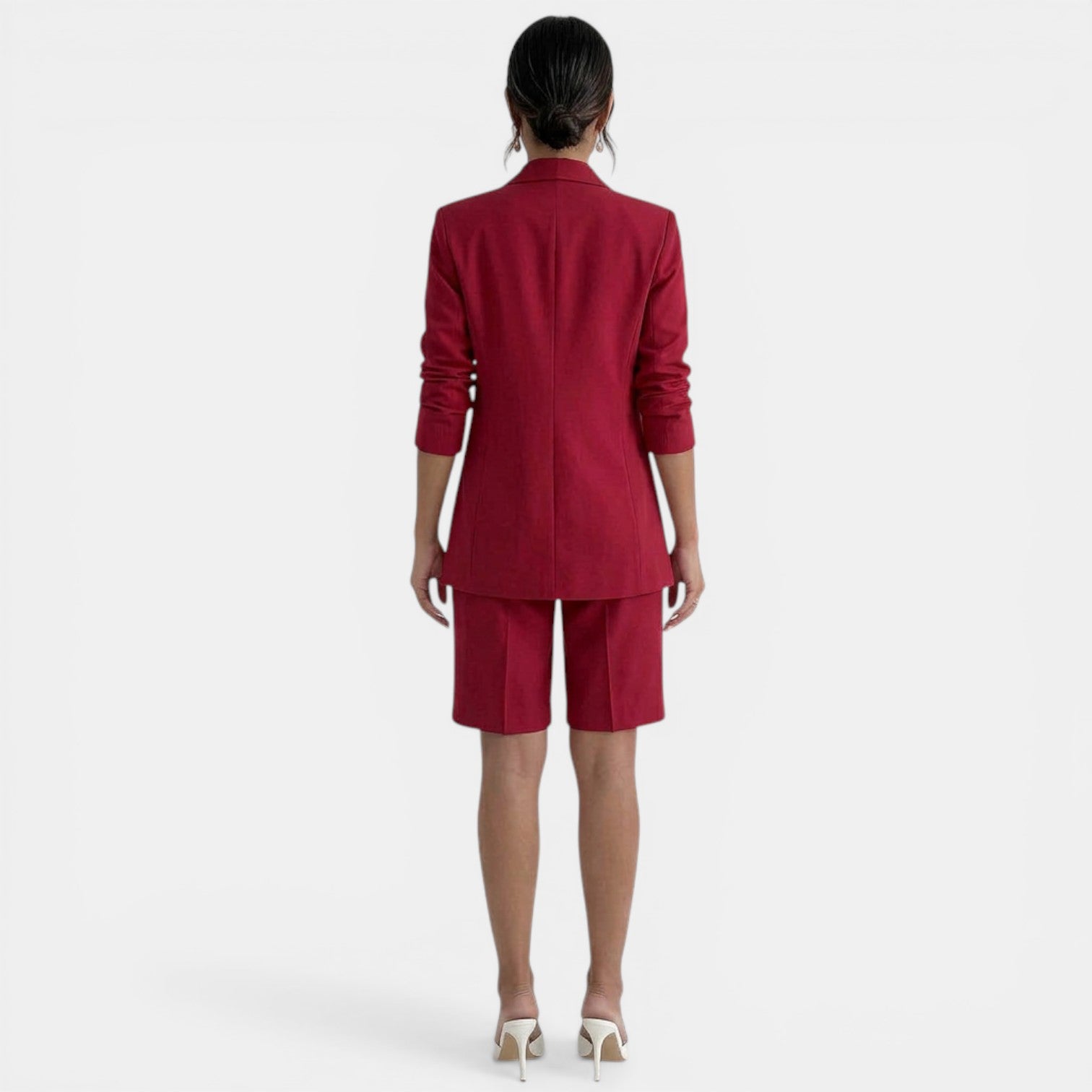 Women's Blazer Shorts Set
