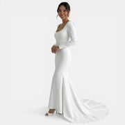 Vestido Novia Sirena Maxi