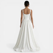 Vestido Novia Largo Blanco