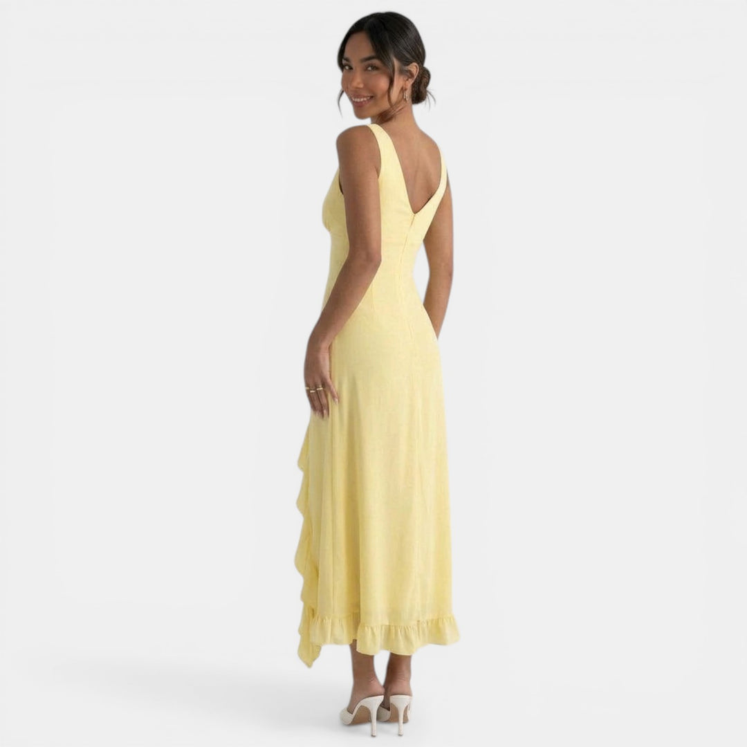 Vestido Midi Elegante Mujer