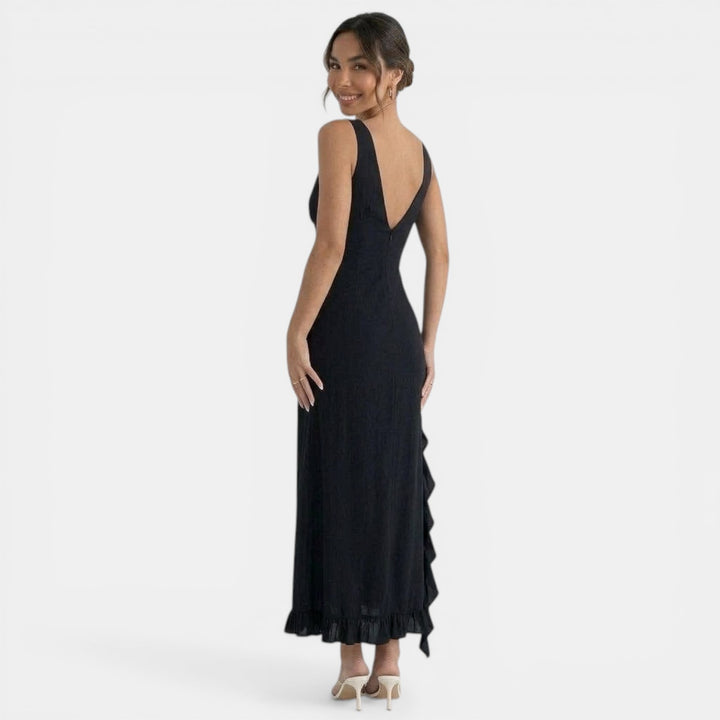Vestido Midi Elegante Mujer