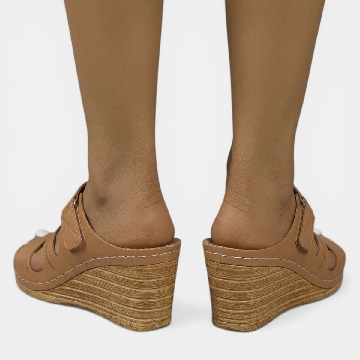 Women's Orthopedic Platform Wedge Sandals - Round Toe, Ergonomic Footbed