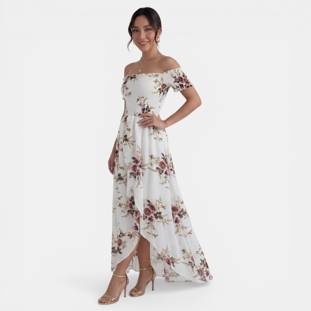 Vestido Maxi Boho Floral Mujer