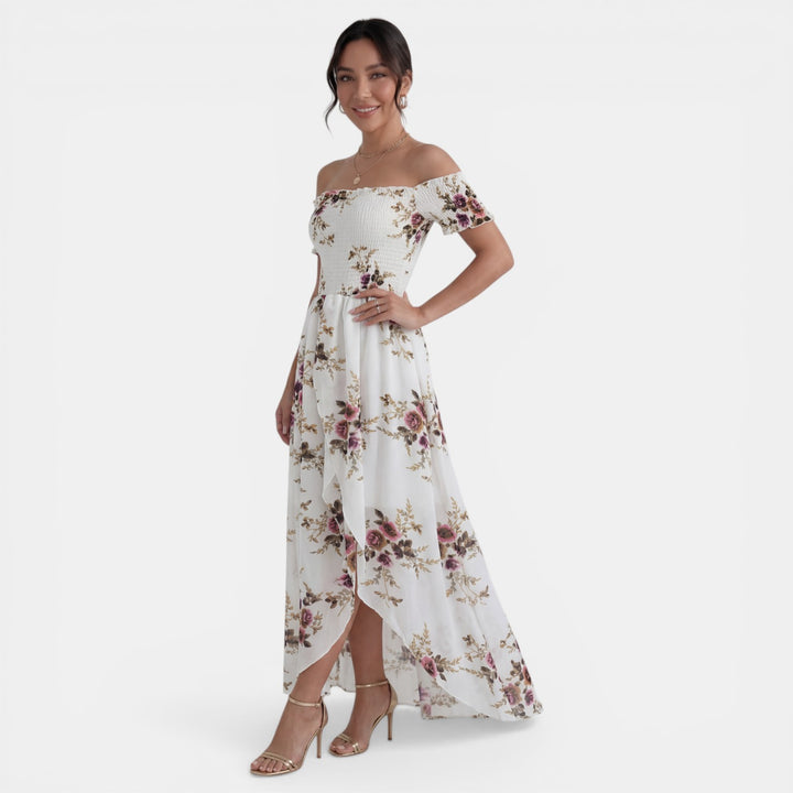 Vestido Maxi Boho Floral Mujer