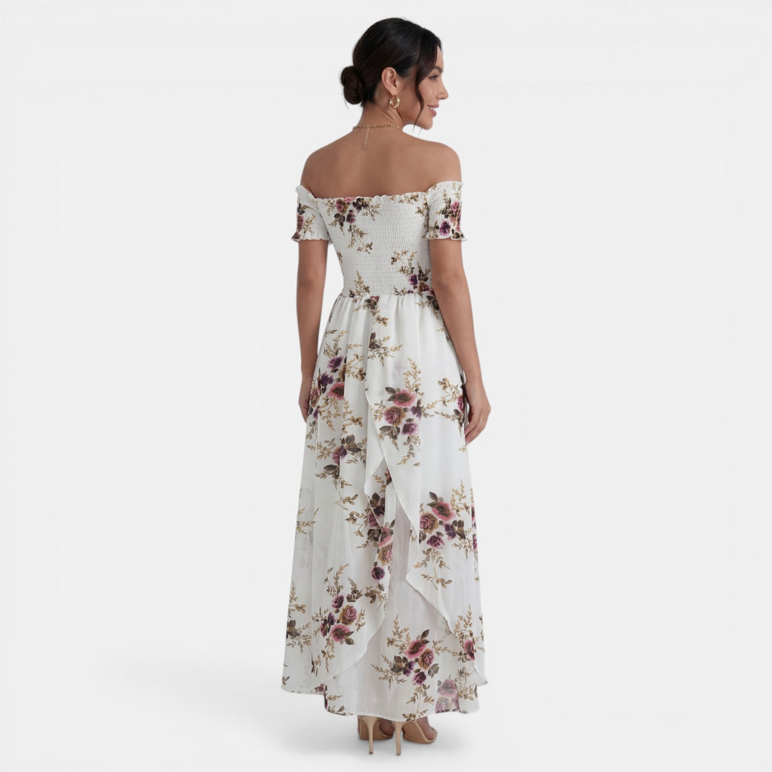Vestido Maxi Boho Floral Mujer