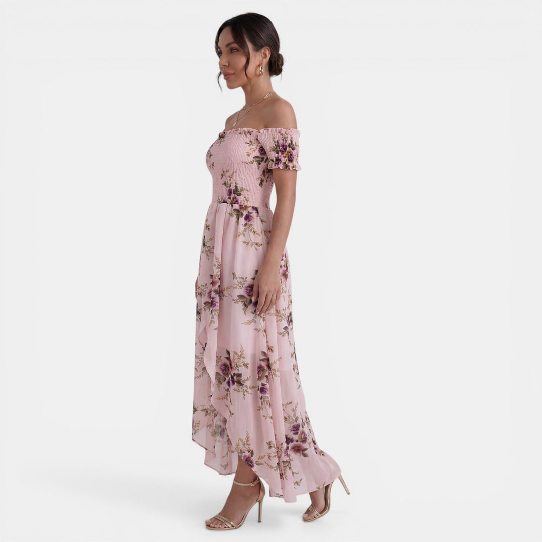 Vestido Maxi Boho Floral Mujer