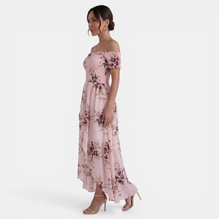 Vestido Maxi Boho Floral Mujer