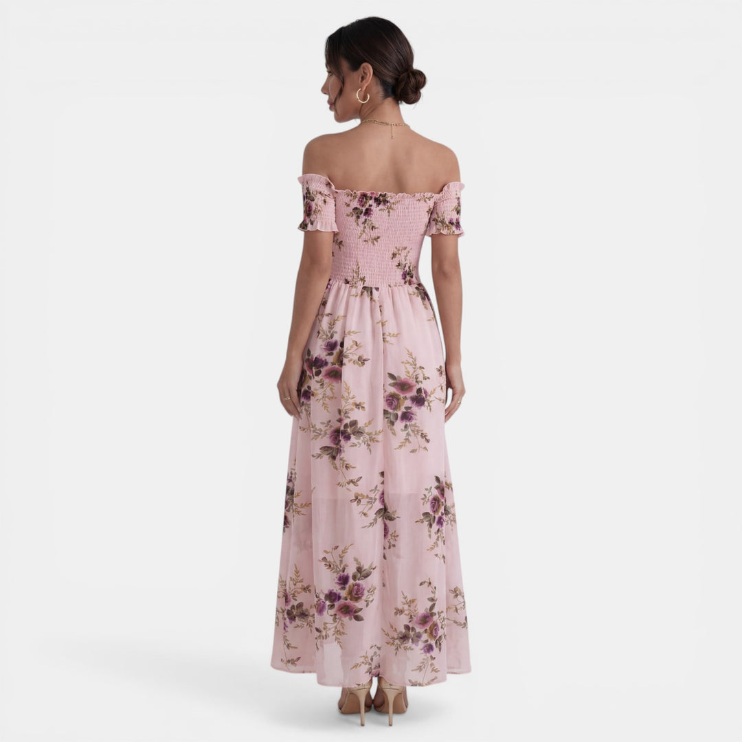 Vestido Maxi Boho Floral Mujer