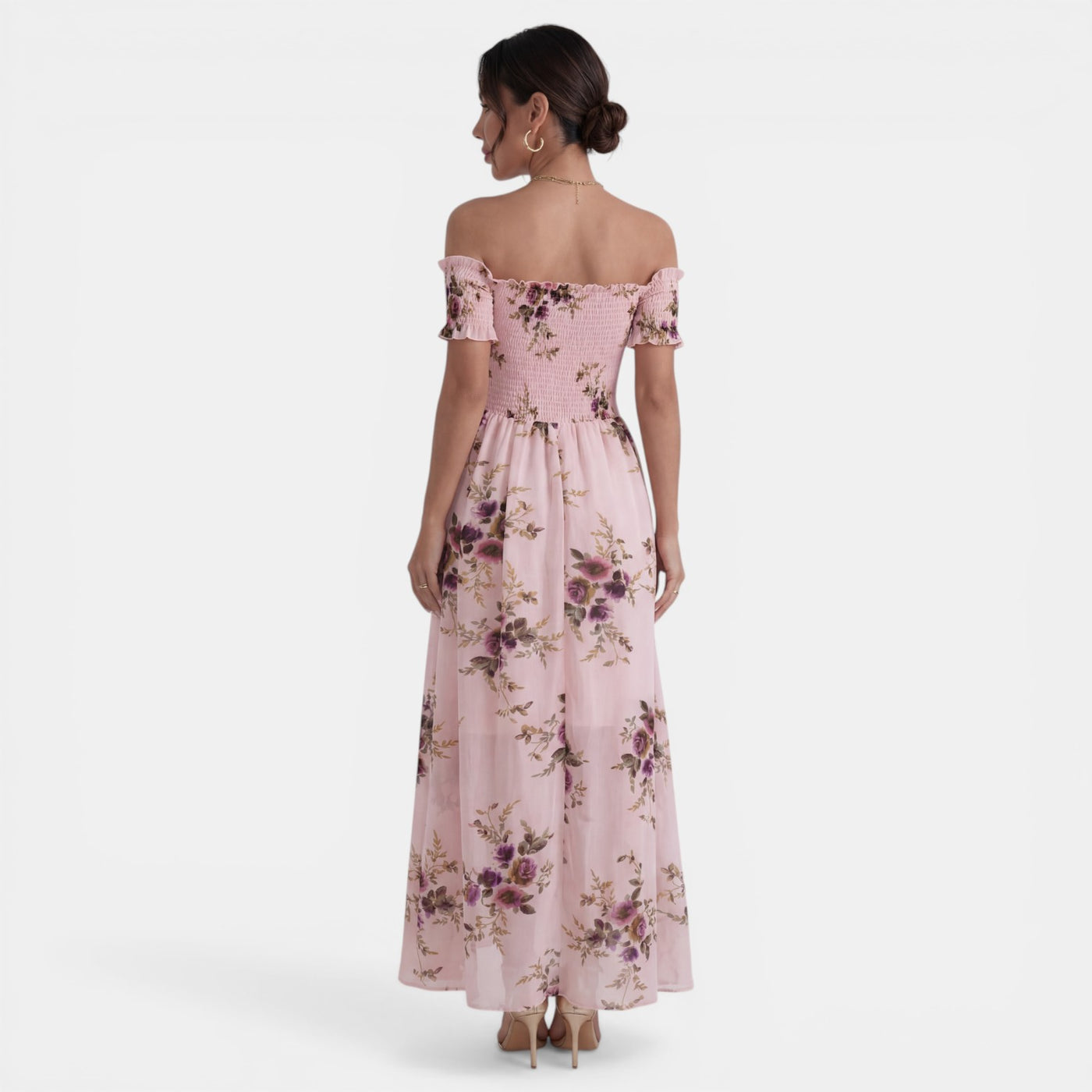 Women's Floral Boho Maxi Dress